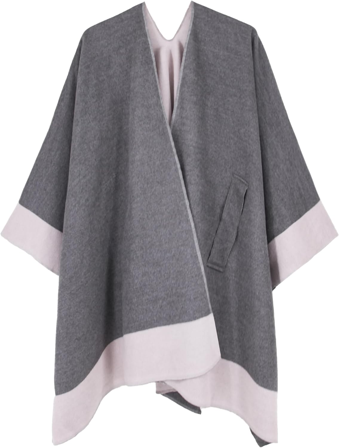 Moss Rose Women's Shawl Wrap Poncho Ruana Cape Open Front Cardigan Shawls for Spring Fall Winter