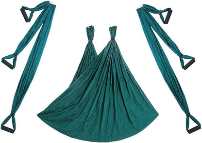 Aerial Trapeze Yoga Hammock Kit - Ultra Strong Antigravity Yoga Flying Sling Inversion Swing Tool Set
