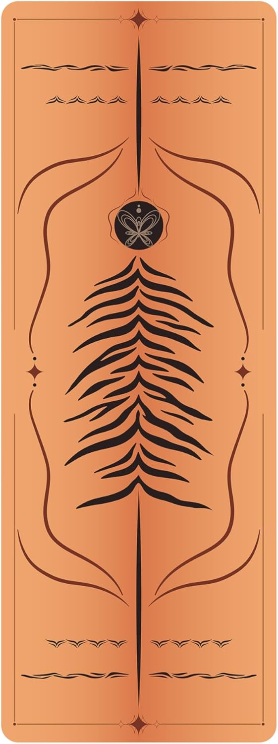 【BulgurYe】 Yoga Mat * Beast Line -- Unique coating technique, Great wear resistance for a long service life, Vividly printed pattern, Natural rubber base, Strong bounce resilience, Absorb sweat instantly to stay dry, Clean and hygienic.