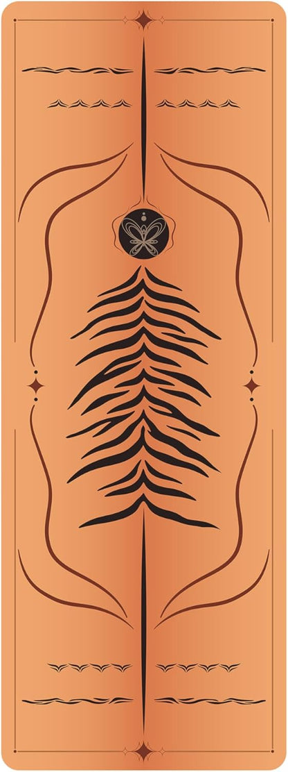 【BulgurYe】 Yoga Mat * Beast Line -- Unique coating technique, Great wear resistance for a long service life, Vividly printed pattern, Natural rubber base, Strong bounce resilience, Absorb sweat instantly to stay dry, Clean and hygienic.