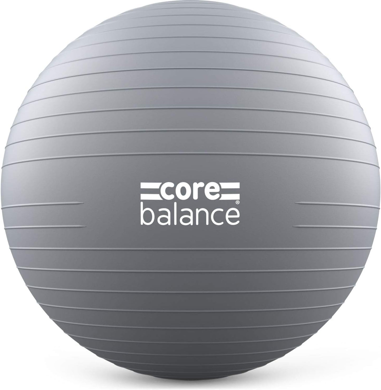 Core Balance Exercise Ball, Stability Ball for Yoga, Pilates and Fitness, Gym Ball for Home Gym and Office Chair, Training, Physical Therapy, Anti Burst, Pump Included, 55cm 65cm 75cm 85cm