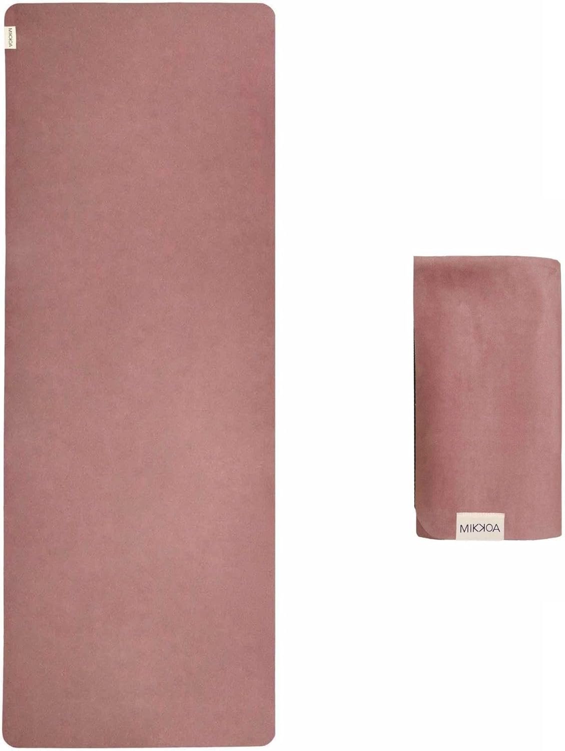 Travel Yoga Mat 1.5mm | Foldable, Lightweight Mat | Use for Travel, Backpacking, Yoga Retreat, Outdoors, Gym, Pilates, Machine Washable, Eco-Friendly