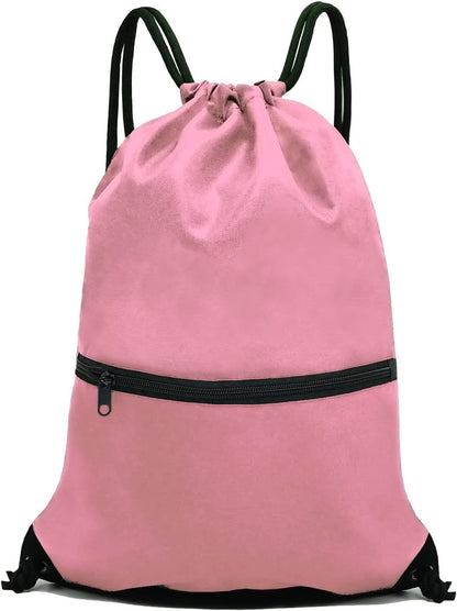 HOLYLUCK Drawstring Backpack Bag Sport Gym Sackpack - Colors B