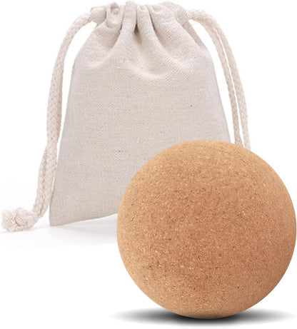 KITWILD Cork Peanut Massage Ball, Peanut Double Lacrosse Massage Ball for Deep Tissue Muscle Massage, Myofascial Release, Muscle Knots, and Yoga Therapy