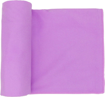 Eunzel Hot Yoga Towel Non Slip Yoga Mat Towel Non-Slip Sweat Absorbent Towel for Hot Yoga, Pilates and Workout 72" x 26.5", Blue