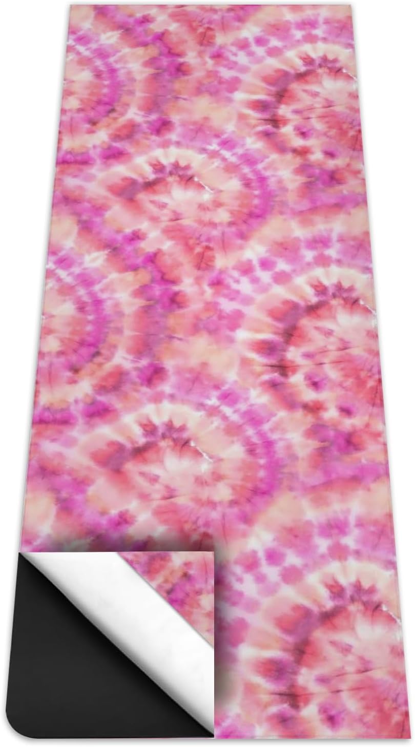 Hot Yoga Mat Towel with Corner Pockets Yoga Towels for Hot Yoga Non Slip with Travel Bag Sweat Absorbent Yoga Blankets Mat Cover for Workout Gym 70"x26" (Mountain-01, 70x26)