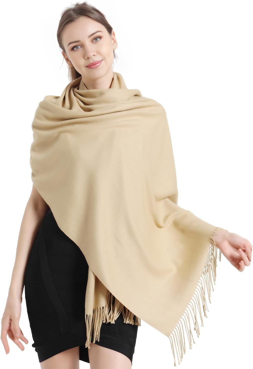 Pashmina Scarf and Shawl - Soft Women Pashminas Wrap for Wedding Evening Party dresses