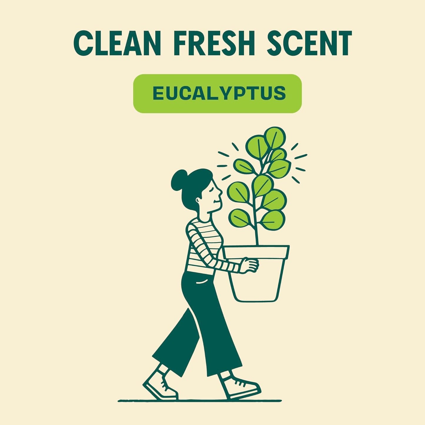 Aunt Fannie's Natural Cleaning Vinegar Wipes, Multipurpose Surface Cleaner, Eucalyptus Scent, 35 Count (Pack of 1)