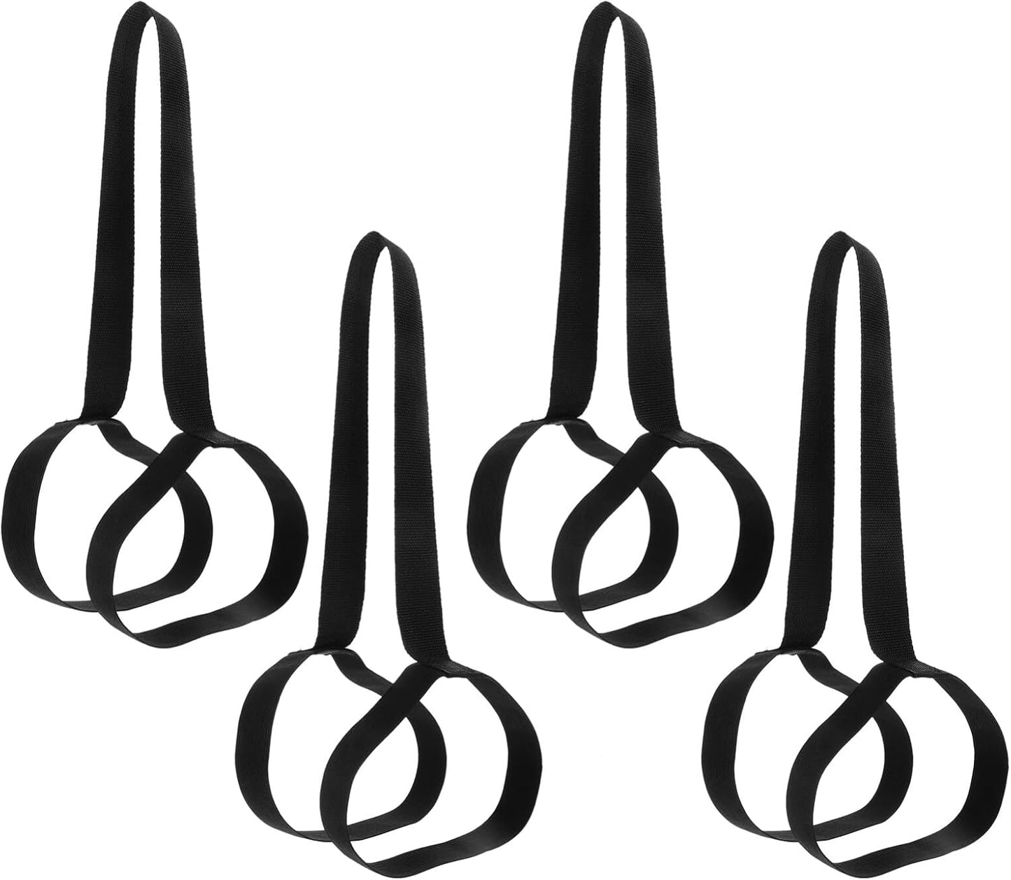 Toddmomy 4pcs Yoga Mat Straps for Carrying, Adjustable Non-Slip Sling 31 Inch Yoga Mat Carrying Straps