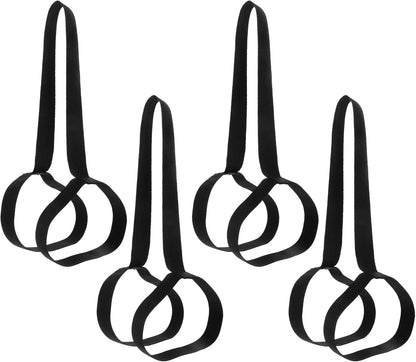 Toddmomy 4pcs Yoga Mat Straps for Carrying, Adjustable Non-Slip Sling 31 Inch Yoga Mat Carrying Straps