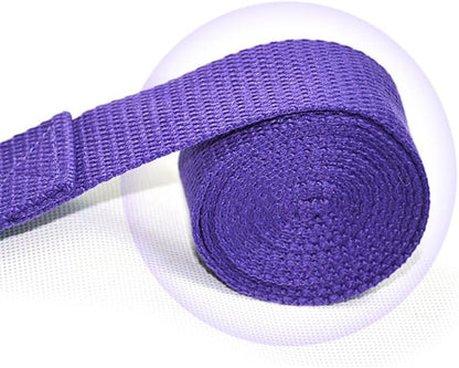 POPETPOP Yoga Stretch Belt 72 Inch Elastic Fitness Stretch Band with Durable Buckle for Flexibility Muscle Stretching and Daily Exercise