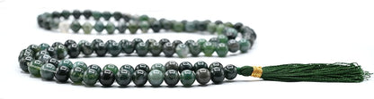 Amazing Gemstone 108 Beads Handmade Mala (Knotted, Rudraksha) - Colors A