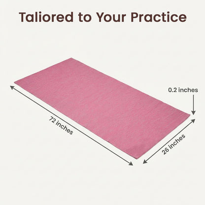 LFH Home Handmade Cotton Yoga Mat Cotton Rug picnic mat For Exercise, Workout, Fitness - Perfect Heavy Quality Eco Friendly Natural Cotton Woven Reversible Yoga Mats for Men & Women - 72x26 Inch.