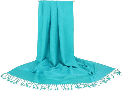 vimate Silky Paisley Pashmina Shawl Scarf-Women's Soft Double-side Jacquard Pashminas Wrap for Evening Dress Travel Shawl