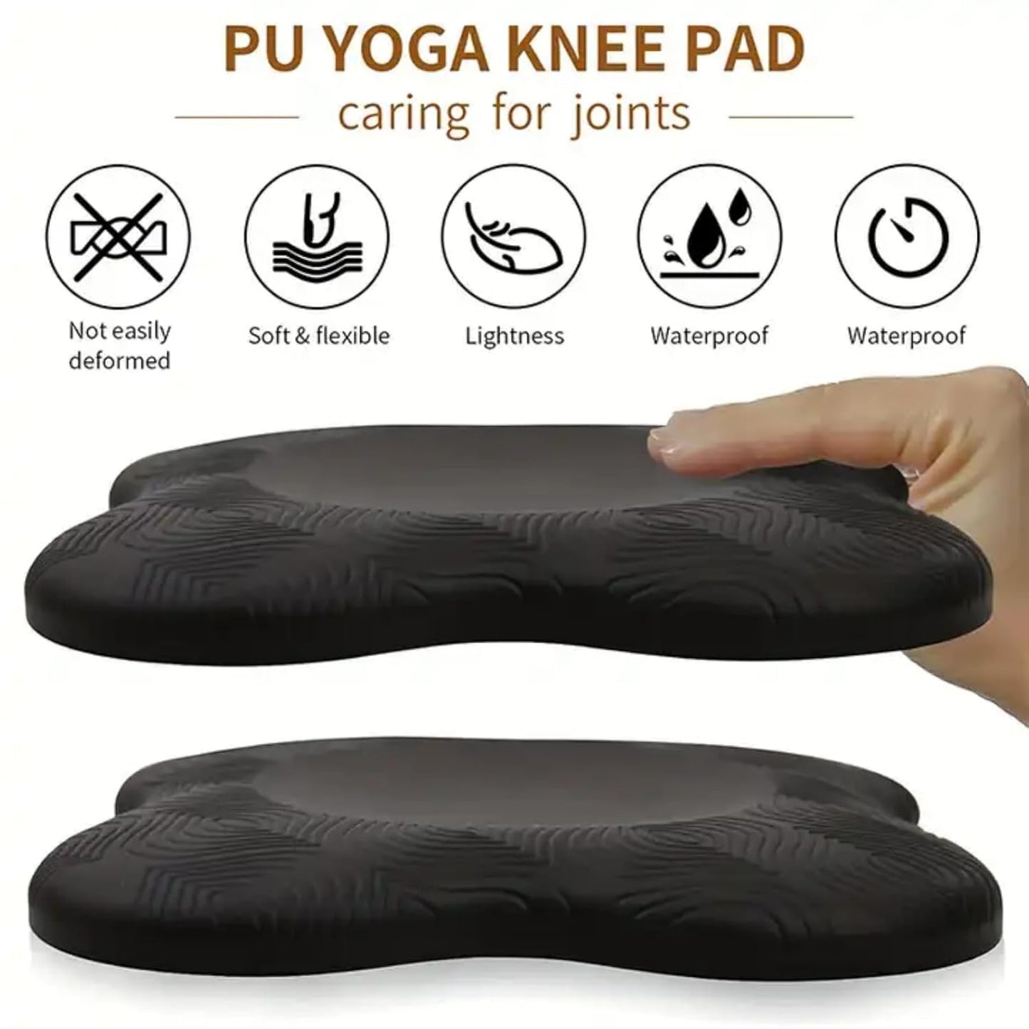 Yoga Knee Guards (Set of 2) - Male and Female Yoga Props and Accessories for Fitness, Travel, Meditation, Kneeling, Balance, Floor, Pilates Pads for Knee and Elbow (green)
