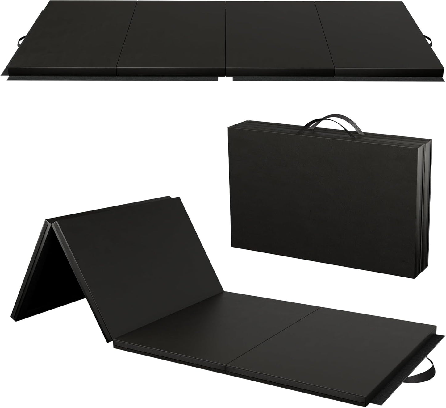 Polar Aurora 4'x10'x2 Thick Folding Gymnastics Exercise Mat Aerobics Stretching Yoga Mats