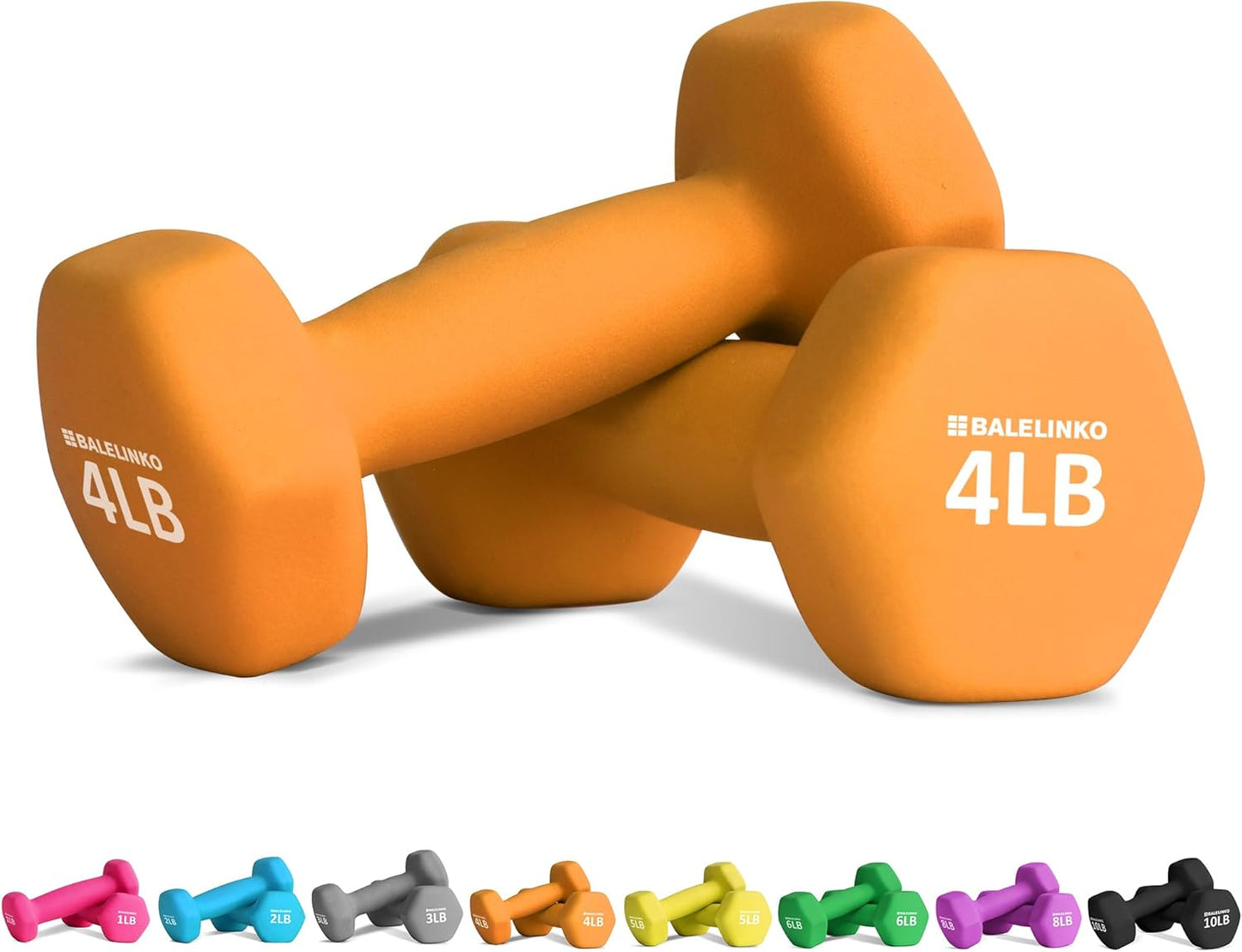 Balelinko Home Gym Equipment Workouts Strength Training Weight Loss Pilates Weights Yoga Sets Weights for Women, Men, Seniors and Youth