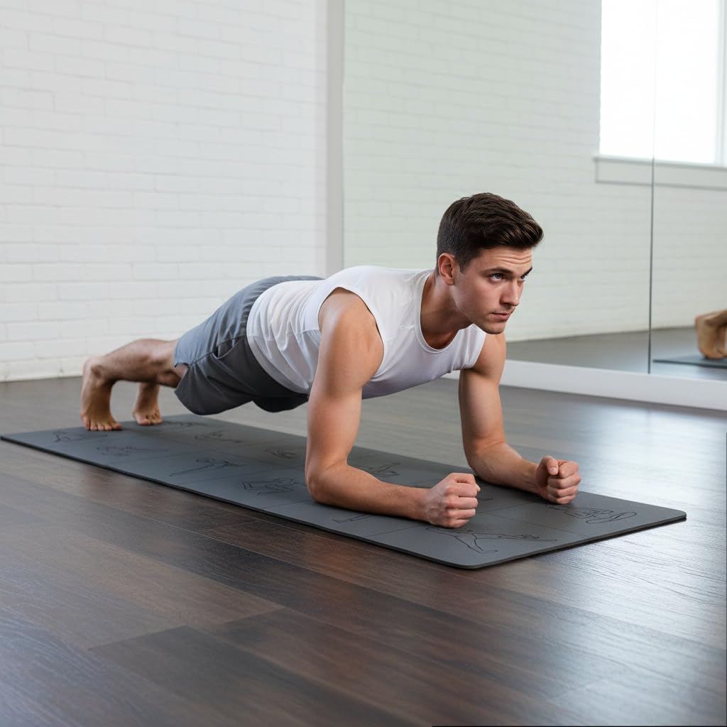 Foldable Yoga Mat & Travel Exercise Pad - Waterproof TPE Outdoor Mat for Hiking, Beach, and Picnics - Portable, Non-Slip Floor Mat for Yoga on the Go Camping Mat