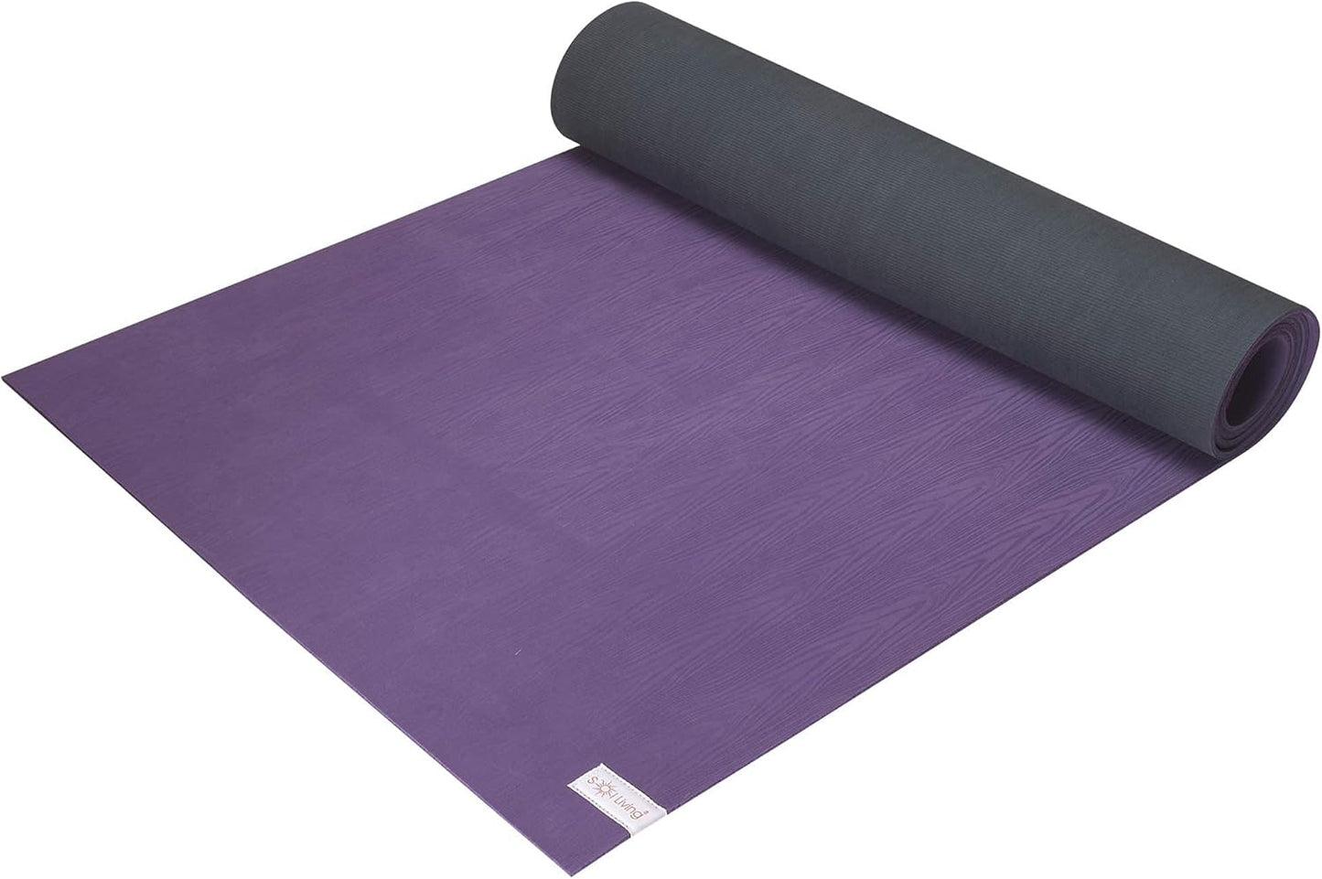 Sol Living Travel Yoga Mat - Natural Tree Rubber for Extra Grip - Non-Slip, Foldable, Eco-Friendly - Perfect for On-the-Go Yoga, Pilates, Fitness, Meditation - 24" x 72", Green
