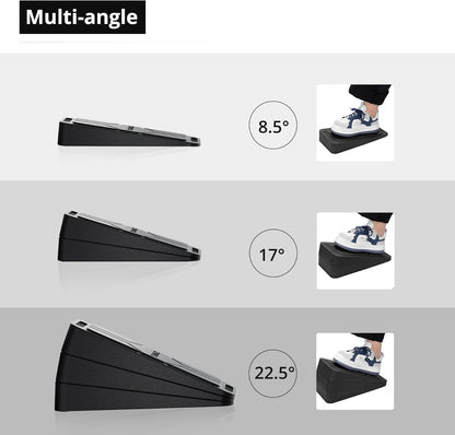 Slant Board for Calf Stretching, 6 Packs Adjustable Angles Non-Slip Rubber Slant Board,Squat Wedge Stretcher Equipment for Physical Therapy Home Exercise,Calf Stretch Wedge Improve Lower Leg