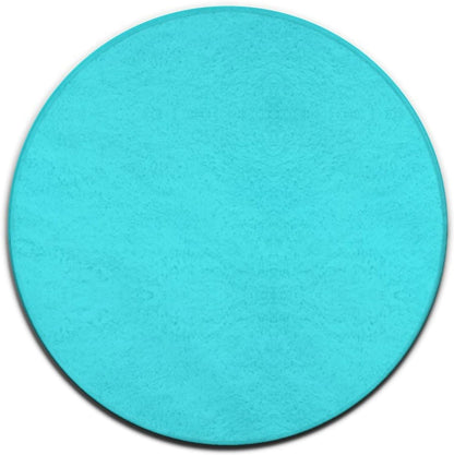 Machine Washable Modern Round Area Rug, Room Sofa Yoga Soft Round Carpet, Home Decor Non Slip Kitchen Office Circle Rug Grey, 24inch