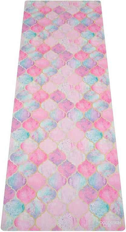 YOGA DESIGN LAB | The Combo Yoga Mat | Eco Luxury | Ideal for Hot Yoga, Power, Bikram, Ashtanga, Sweat | Studio Quality | Includes Carrying Strap!