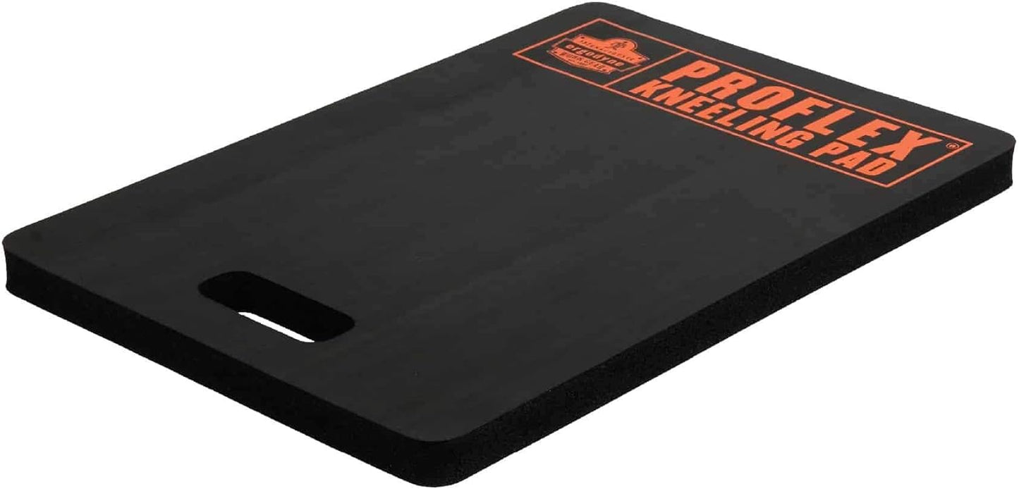 Ergodyne ProFlex 375 Kneeling Pad, Foam Knee Cushion, Water Resistant Kneeling Mat, 8" x 18" x 1,Orange, Compact