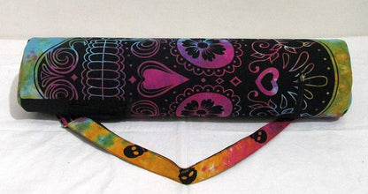 INDIAN CRAFT CASTLE ICC Yoga Mat Bag Carrier Full-Zip Exercise Yoga Mat Carry Bag for Women Men with Multi-Functional Storage Pockets and Adjustable Shoulder Strap 26X6 Inches