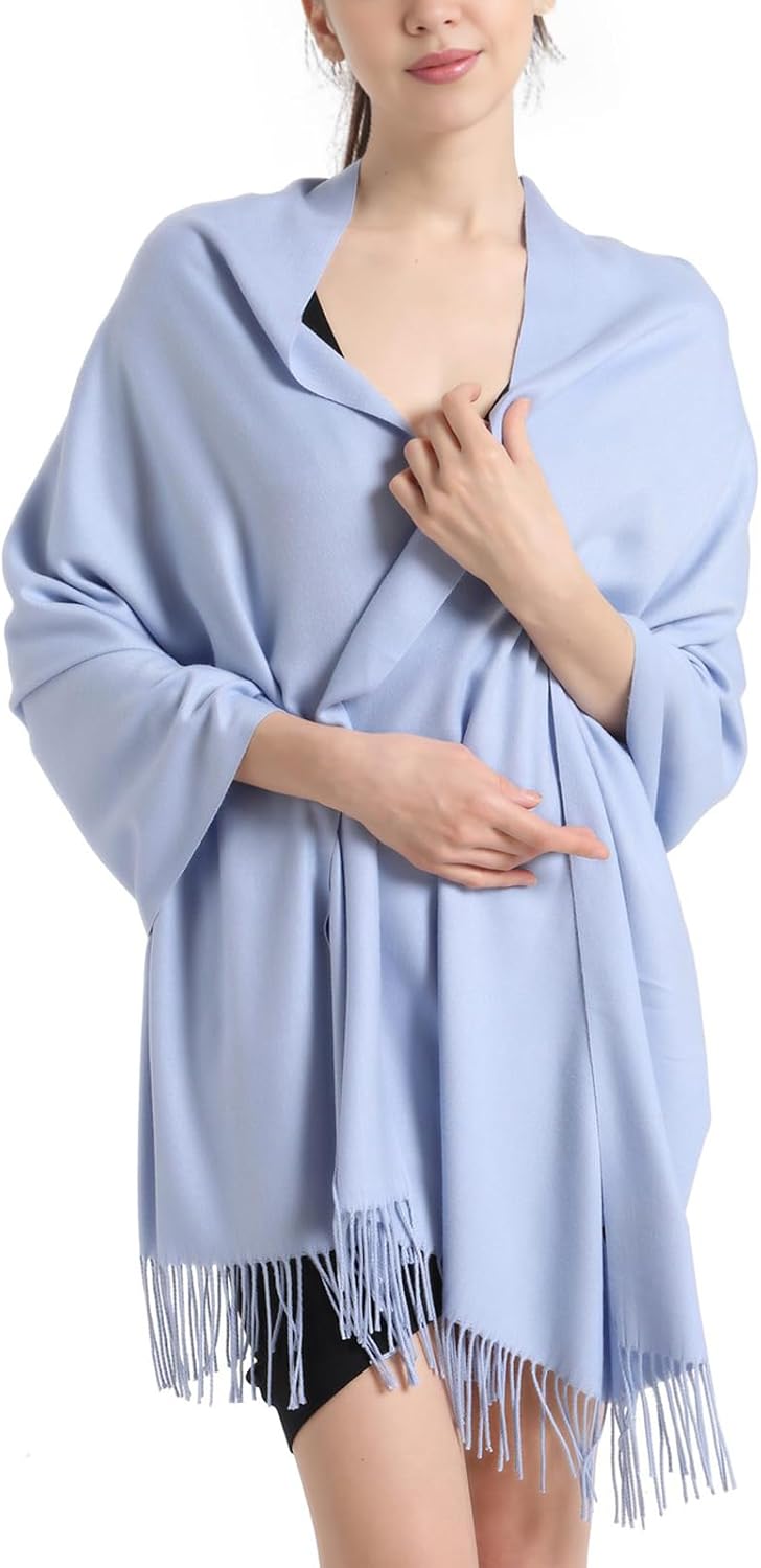 Pashmina Scarf and Shawl - Soft Women Pashminas Wrap for Wedding Evening Party dresses