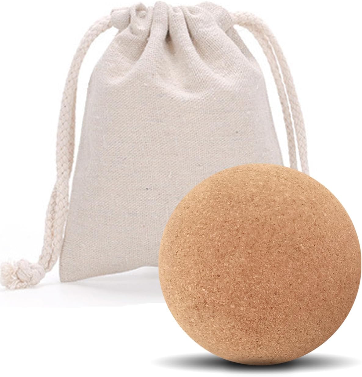 KITWILD Cork Peanut Massage Ball, Peanut Double Lacrosse Massage Ball for Deep Tissue Muscle Massage, Myofascial Release, Muscle Knots, and Yoga Therapy