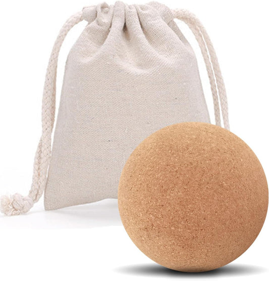 KITWILD Cork Peanut Massage Ball, Peanut Double Lacrosse Massage Ball for Deep Tissue Muscle Massage, Myofascial Release, Muscle Knots, and Yoga Therapy