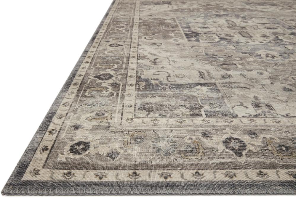 Loloi Hathaway Collection HTH-06 Blush/Multi 2'-6" x 7'-6", .25" Thick, Runner Rug, Soft, Durable, Printed, Modern, Low Pile, Non-Shedding, Easy Clean, Living Room Rug