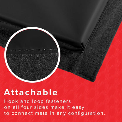 We Sell Mats - 4 ft x 8 ft x 2 in Premium Personal Fitness & Exercise Mat for Home Workout - Lightweight and Folds for Carrying – All Purpose Home Gym Mat – Thick Mat for Yoga, Pilates, Stretches