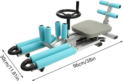 Leg Stretcher, 220/330Lbs Heavy Duty Split Machine for Leg Stretching, Leg Stretching Split Machine, Flexibility Stretching Equipment Black/Blue