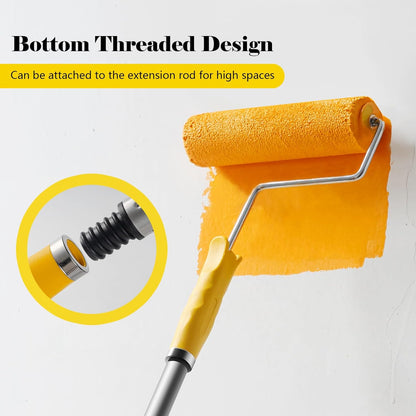 Mister Rui Foam Paint Roller, 4 Inch Paint Roller 10 Pack, Small Paint Roller, Foam Paint Roller 4 Inch, Small Foam Paint Roller High Density, 4 Inch Foam Rollers for Painting Walls, Cabinets