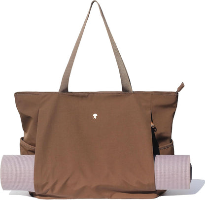 ESVAN Yoga Mat Bag Yoga Tote Carrier Shoulder Bag Carryall Tote for Office,Yoga,Pilates,Travel,Beach and Gym