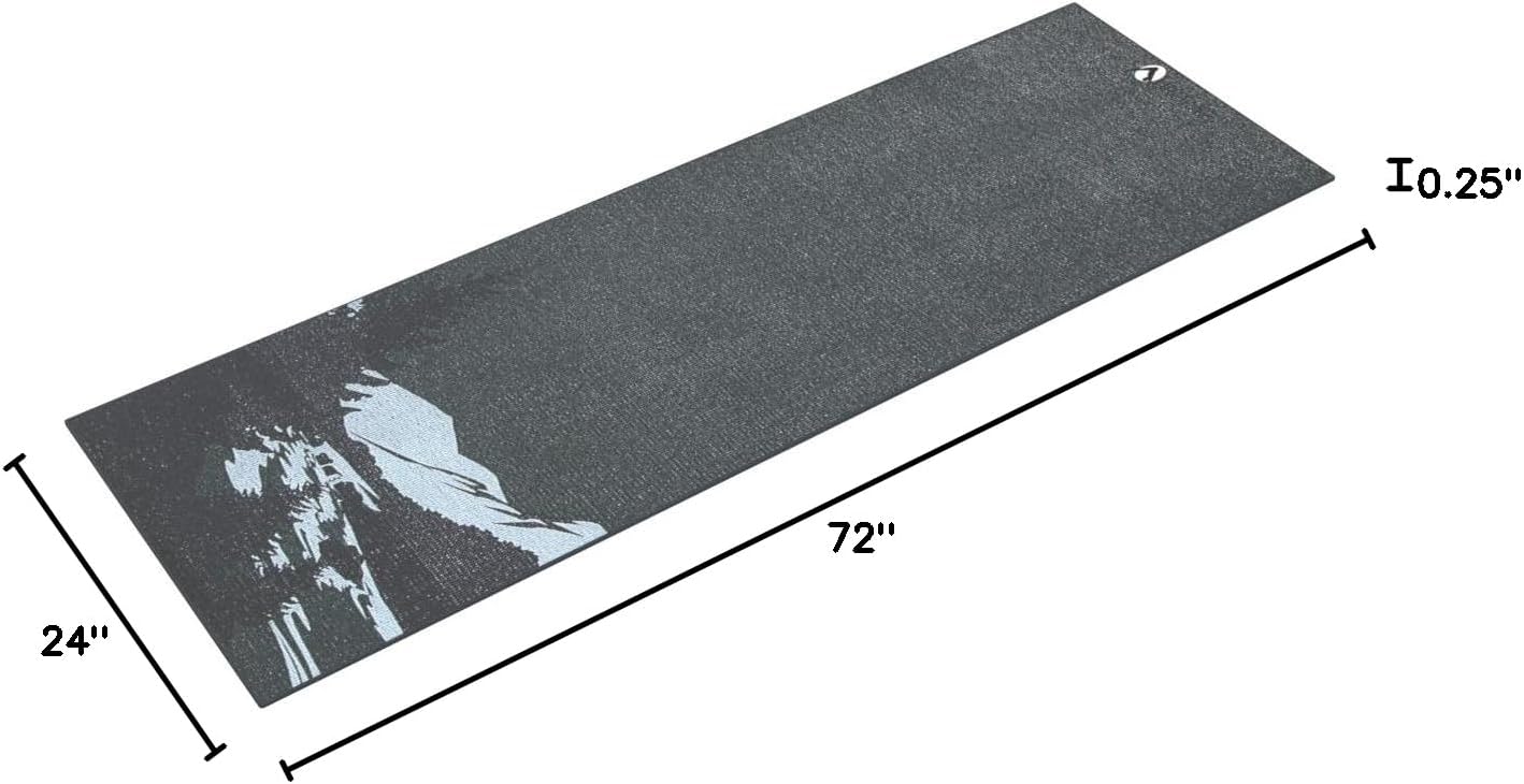 AURORAE Classic/Printed Extra Thick and Long Yoga Mat. Slip Free Rosin included