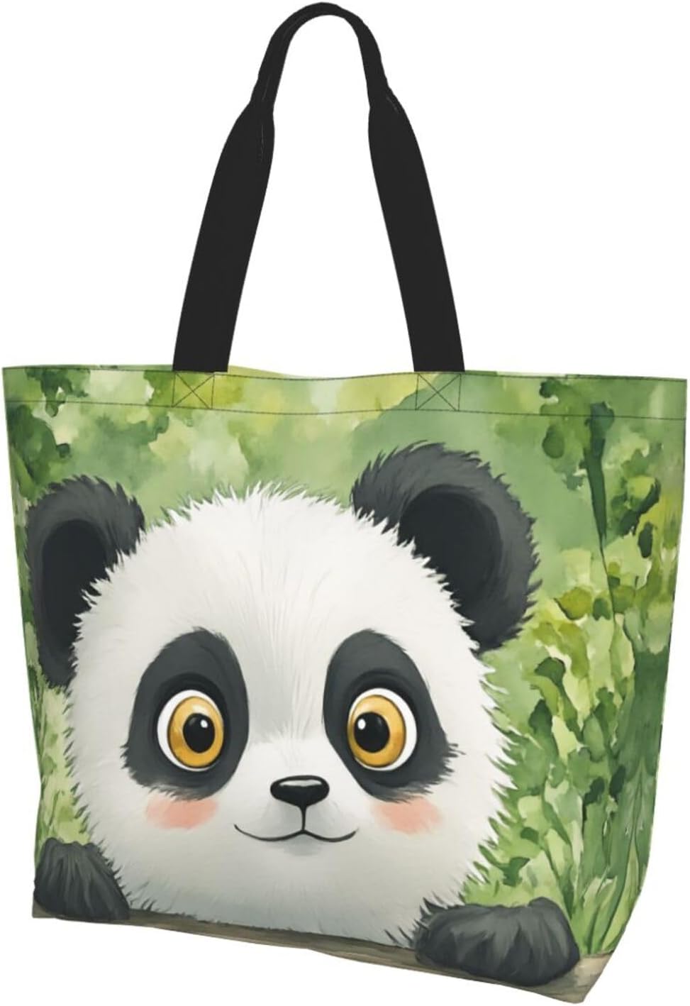 Tote Shoulder Bag Large Durable Reusable Eco-friendly Handbag Lightweight Stylish for Daily Use-19.7x15.7x5.9 Inch - Colors A