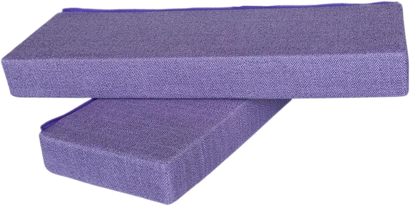 Menolana Yoga Bolster Rectangular Pillow Yoga Equipment Lightweight for Women Versatile Removable Cover for Poses Soft Cushion Pillow