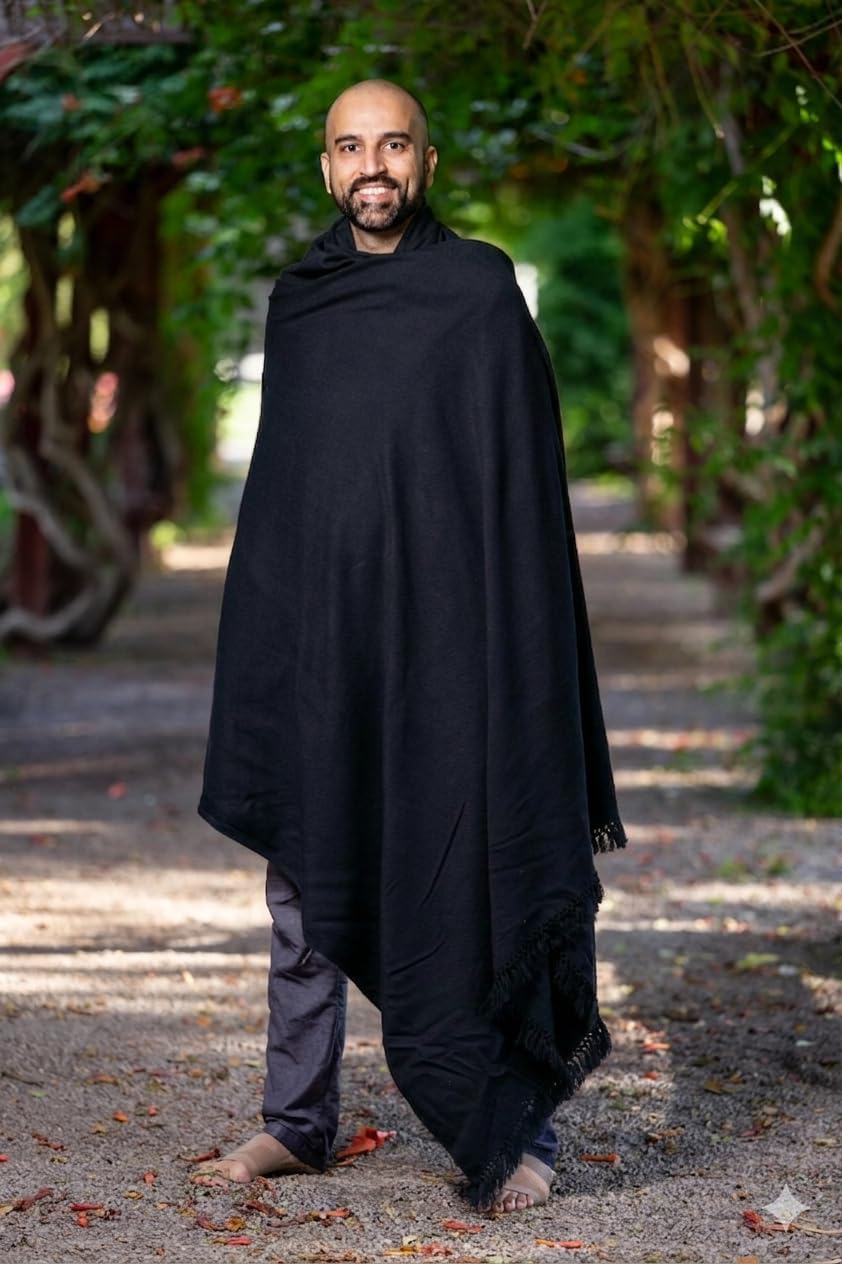 Meditation Shawl or Meditation Blanket, Shawl/Wrap, Oversize Scarf/Stole. Large. Unisex.