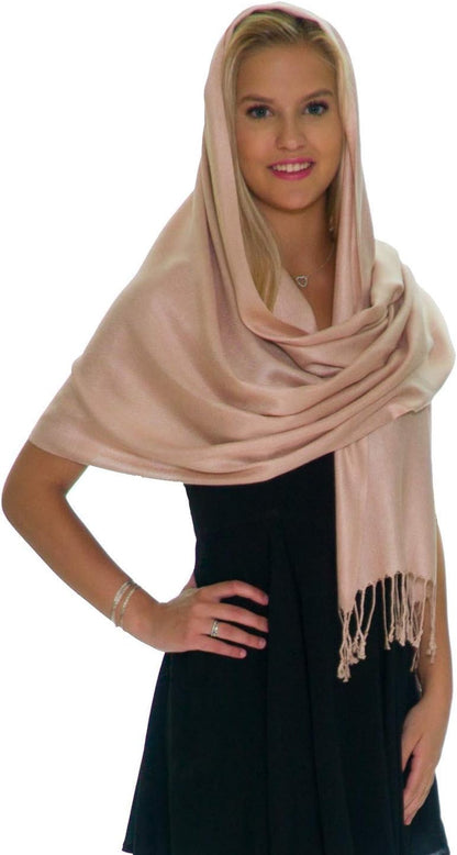 Pashmina Shawls and Wraps for Evening Dresses, Large Soft Pashminas Wedding Shawl