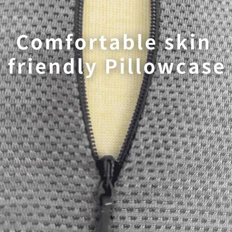 Bespilow Small Neck Roll Pillow,Say Goodbye to Neck Pain, Cervical Memory Foam Pillow for Tension Muscle Relief, Contour Support, Shoulder Pain Relaxer with Breathable Pillowcase, Odorless
