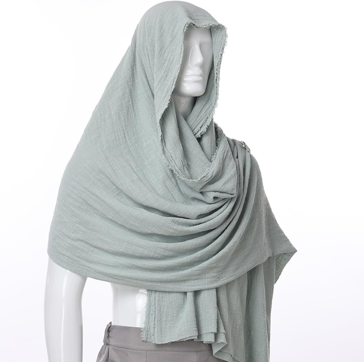 GRACEART Post Apocalyptic Shawl Scarf Shaman Cowl Medieval Costume Sash