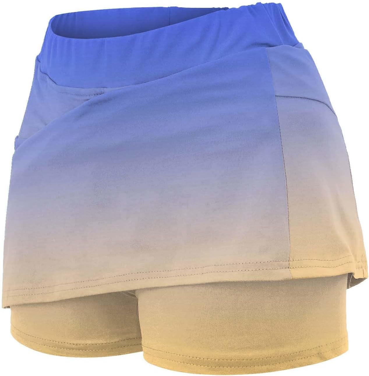 SHAOBGE Athletic Yoga Culottes for Women Solid Color Elastic Shorts Summer Lightweight High Waist Skinny Joggers Skirt 2024