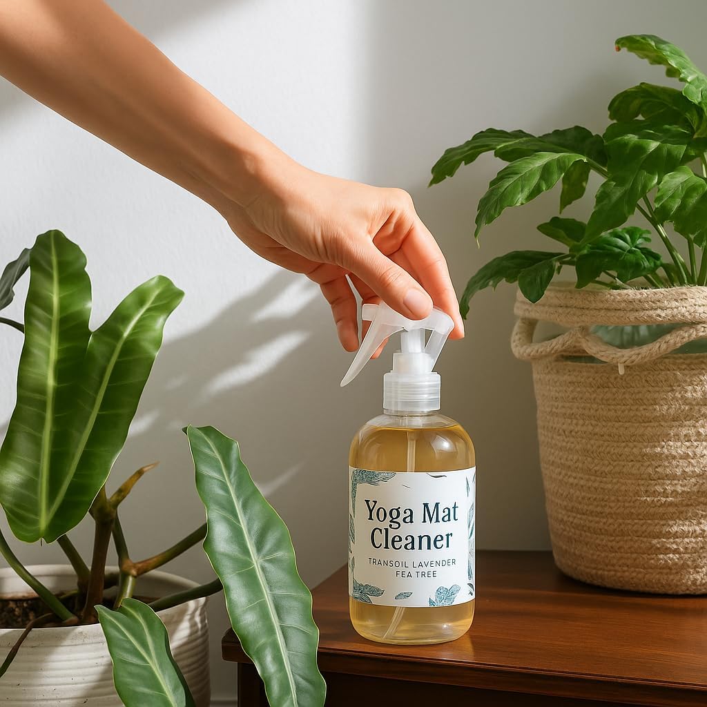 Nature Skin Shop Harmony Lemongrass + Lavender Upward Dog Yoga Mat Cleaner Spray - 8.5 Ounces - for Post-Workout Freshness - Non-Toxic & Non-Slip Formula for All Mats