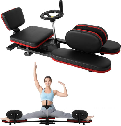 550 LBS Stainless Steel Stretch Machine, 240° Rotation Split Machine, Leg Stretcher Machine with Silent Wheels, Leg Stretcher for Home/Gym/Yoga/Dancers, Split Machine for Flexibility