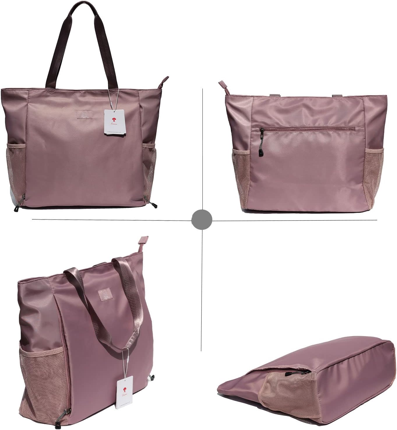 ESVAN Yoga Mat Bag Yoga Tote Carrier Shoulder Bag Carryall Tote for Office,Yoga,Pilates,Travel,Beach and Gym