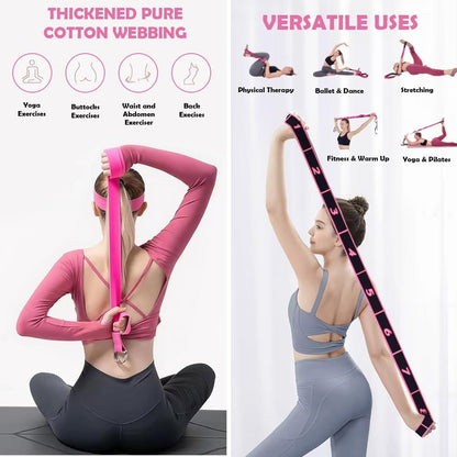 Pilates Ring Set with 14-Inch Magic Circle, Exercise Ball & 6 Resistance Bands - Complete Home Workout Equipment for Core Strength, Toning and Flexibility - Ideal Fitness Gift for Women and Men