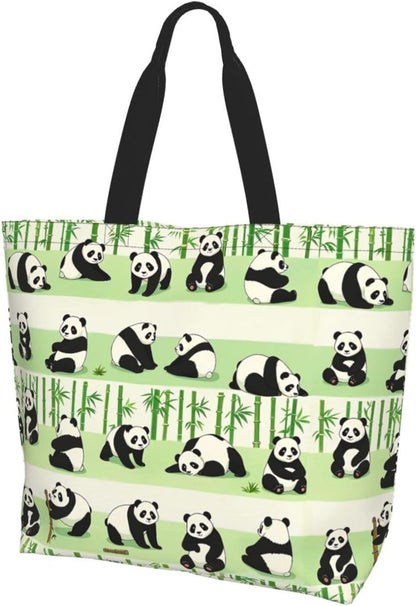 Tote Shoulder Bag Large Durable Reusable Eco-friendly Handbag Lightweight Stylish for Daily Use-19.7x15.7x5.9 Inch - Colors A