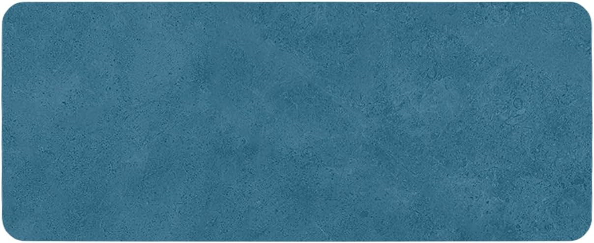 TYUU Bath Mat, Bathroom Rugs Non Slip Washable Thin Absorbent Quick Dry Bath Mat Fits Under Door Bathroom Floor Mat Perfect for Bath, Shower, or Sink 24"x36" Dark Grey